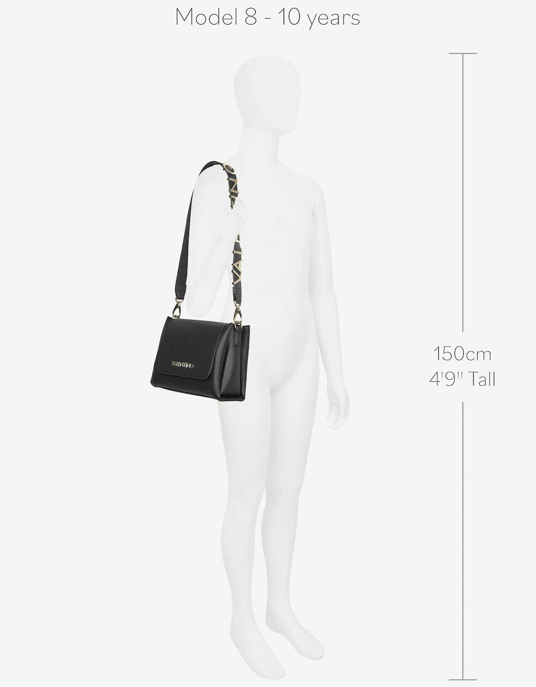 Alexia Satchel in Black (21.5cm)