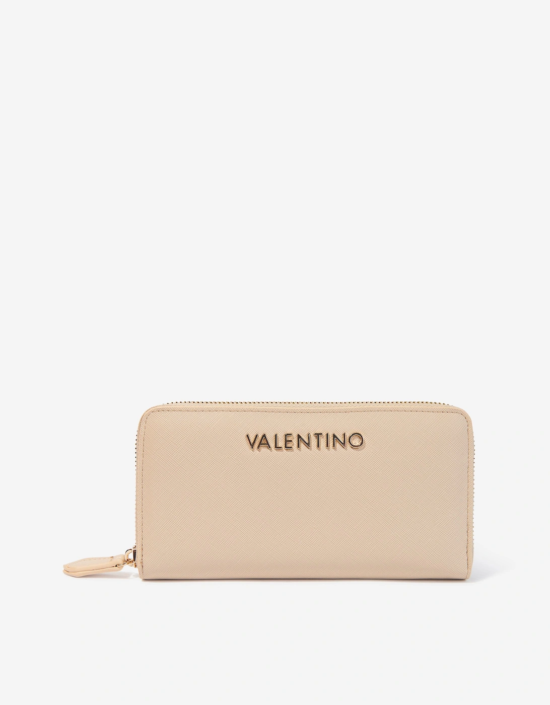 Divina Sa Zip Around Wallet in Ivory (19.5cm)