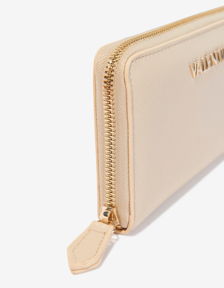 Divina Sa Zip Around Wallet in Ivory (19.5cm)
