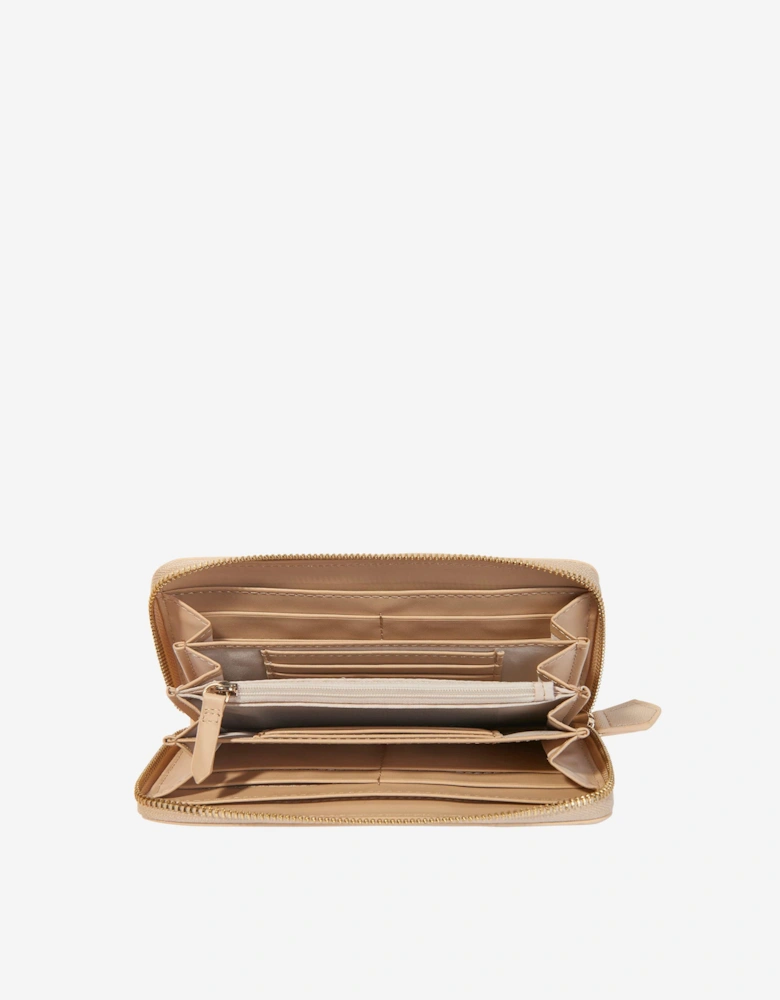 Divina Sa Zip Around Wallet in Ivory (19.5cm)