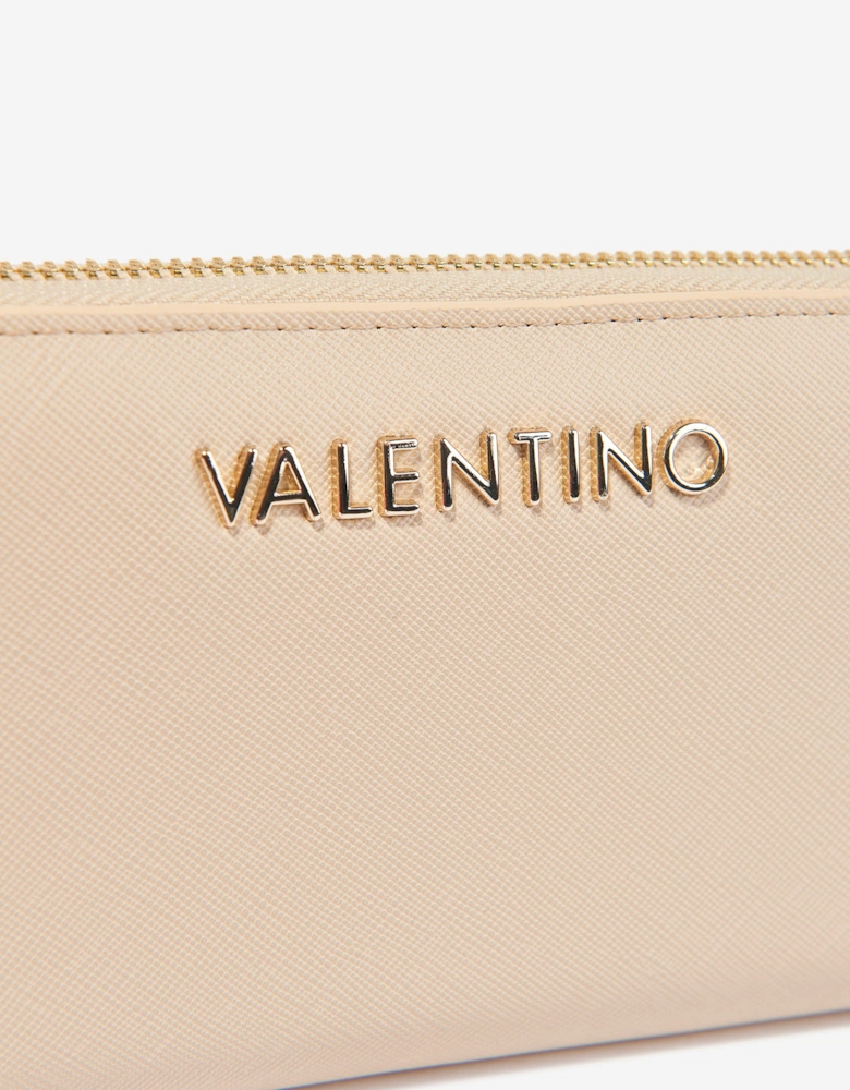 Divina Sa Zip Around Wallet in Ivory (19.5cm)