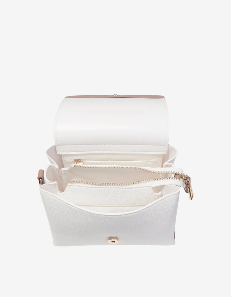 Alexia Satchel in White (21.5cm)