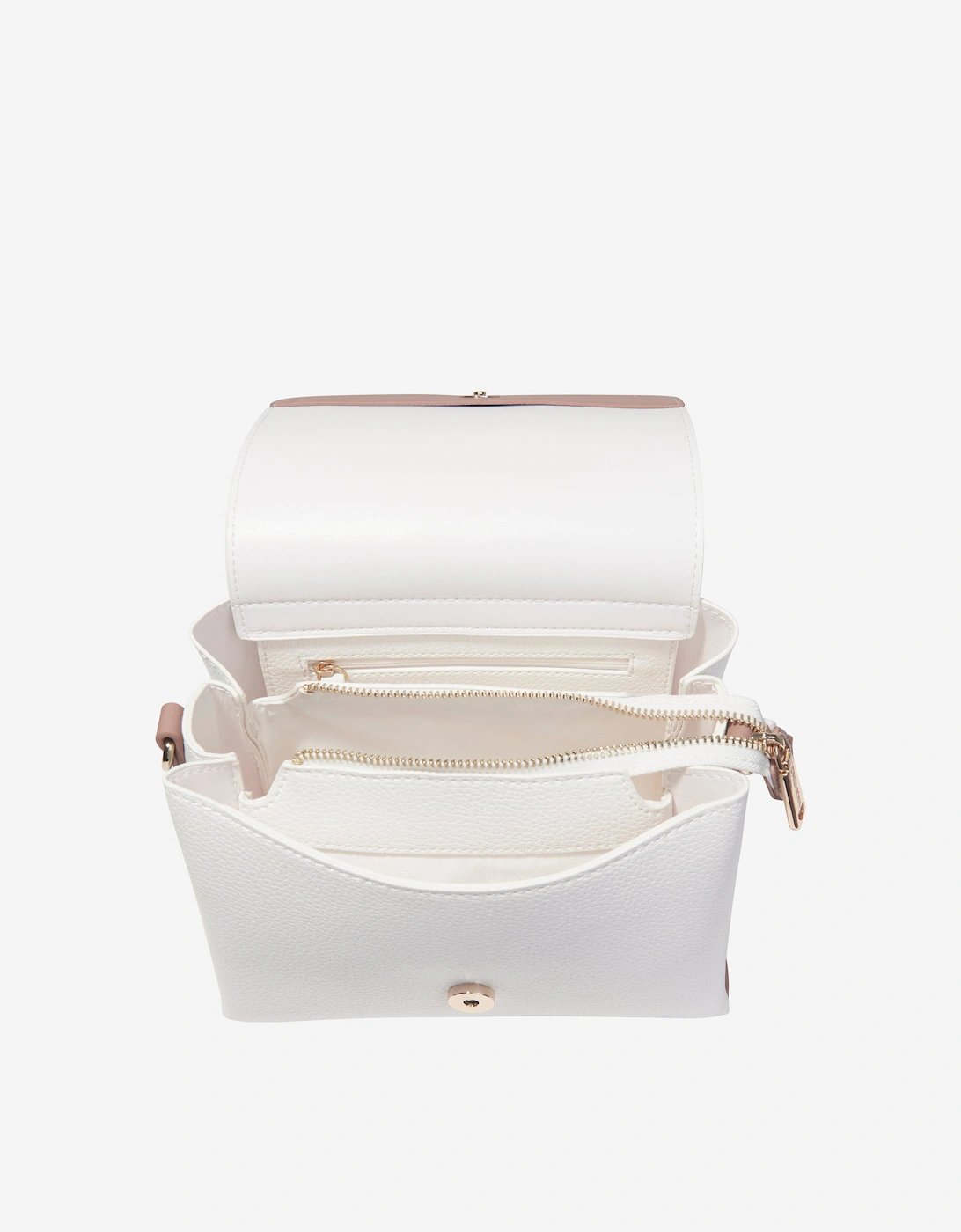 Alexia Satchel in White (21.5cm)