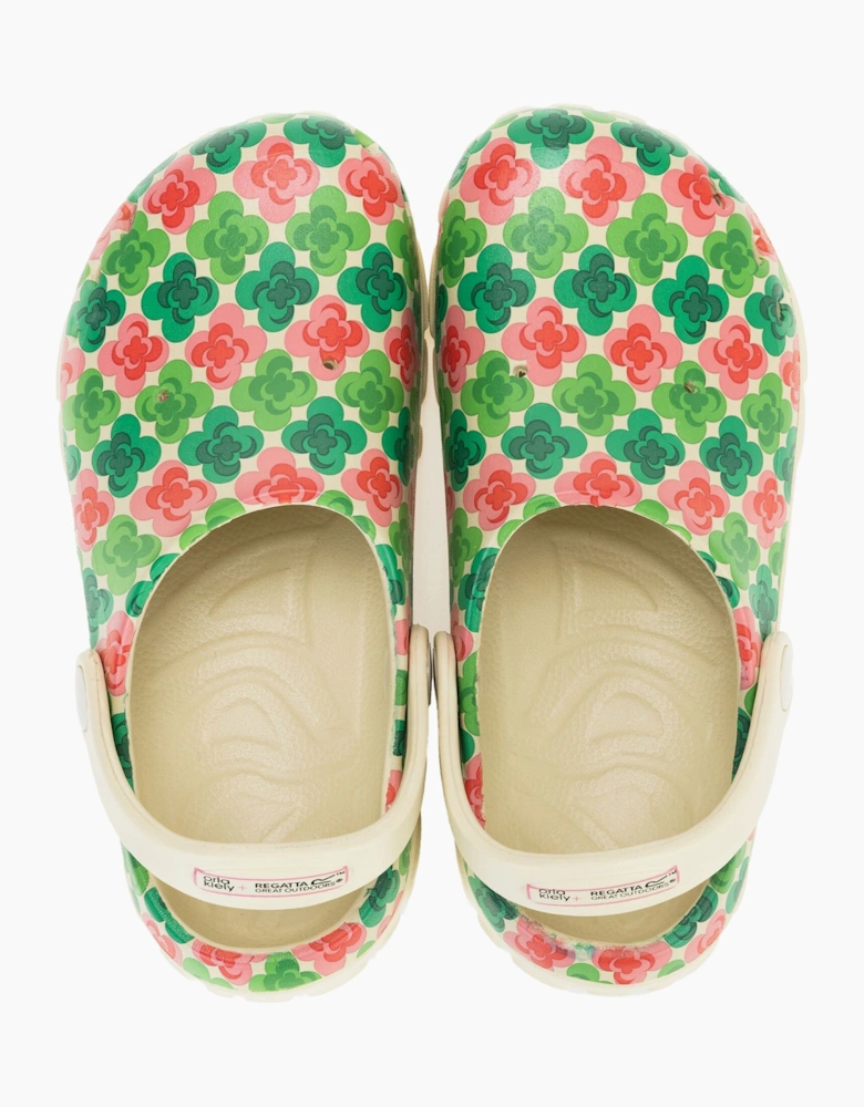 Regatta Childrens/Kids Orla Kiely Flower Clogs