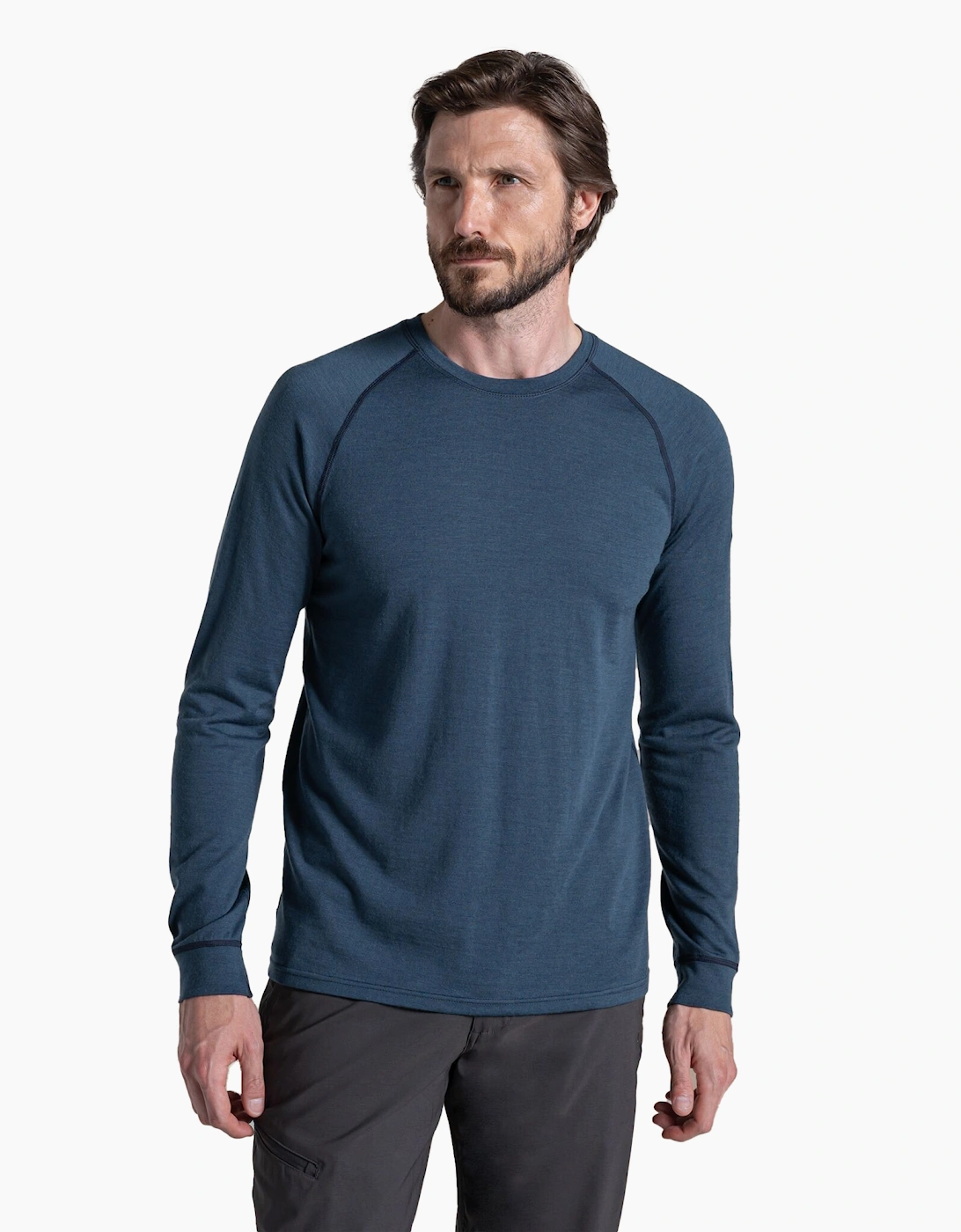 Craghoppers Mens National Trust Yewdale Long-Sleeved T-Shirt