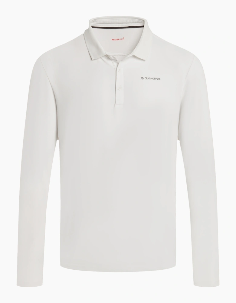 Craghoppers Mens Bramshaw Golf Nosilife Long-Sleeved Polo Shirt