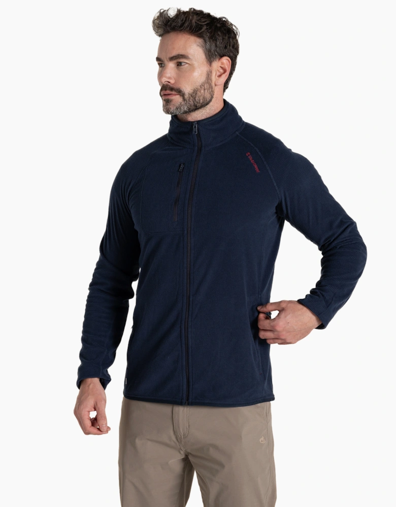 Craghoppers Mens Bromsgrove Nosilife Full Zip Golf Fleece Jacket