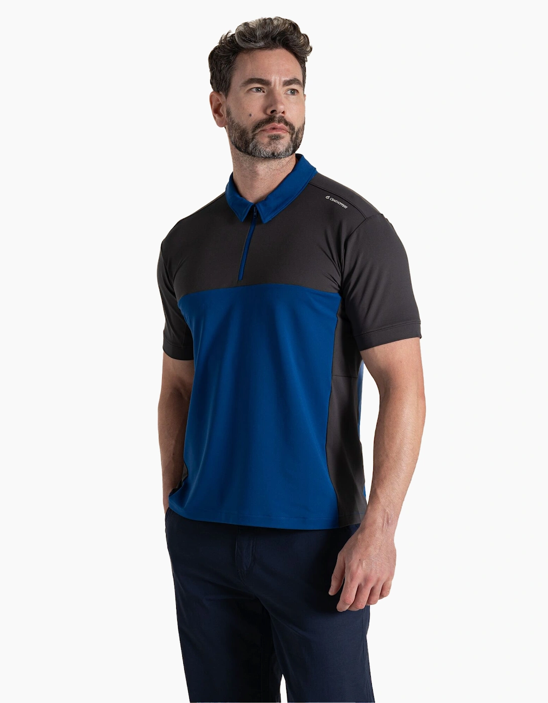 Craghoppers Mens Avro Nosilife Short-Sleeved Golf Polo Shirt