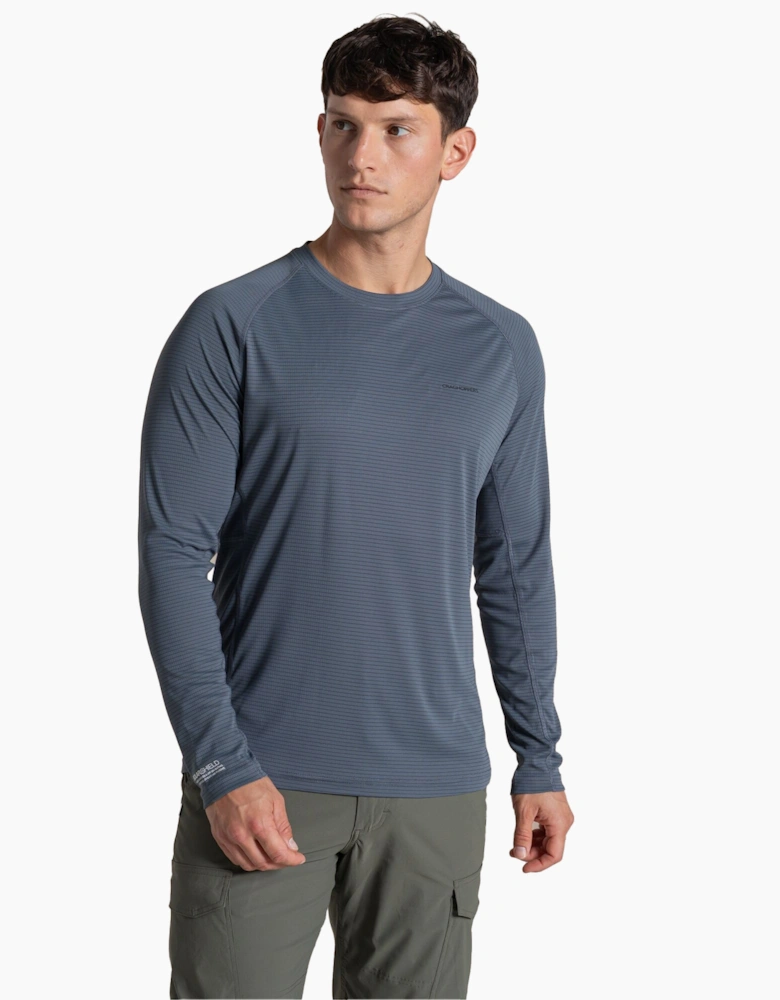Craghoppers Mens SolarShield+ Nosilife Long-Sleeved T-Shirt