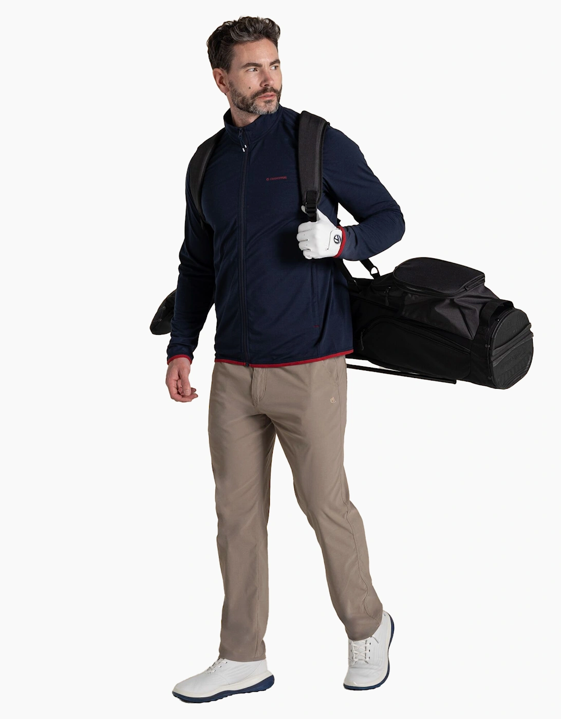 Craghoppers Mens Copthorne Nosilife Full Zip Golf Fleece Jacket