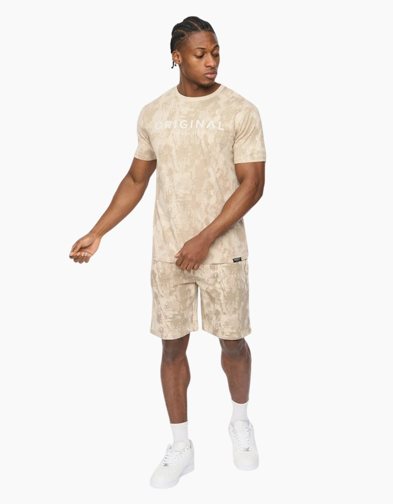 Crosshatch Mens Bardon Camo T-Shirt