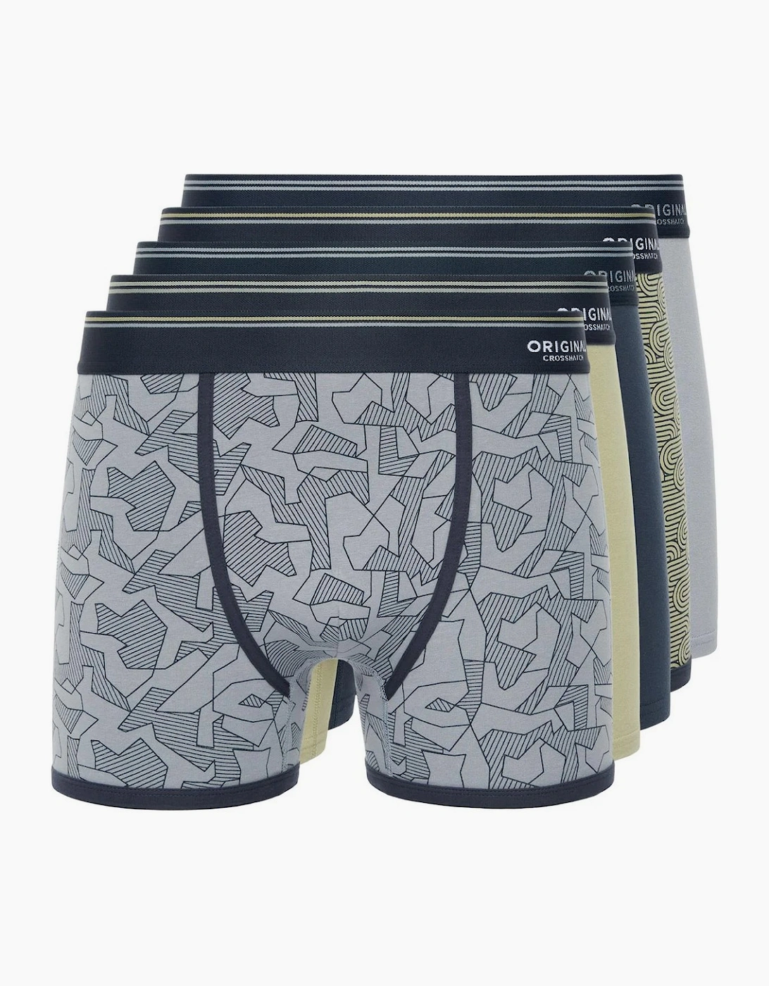 Crosshatch Mens Spherigon Boxer Shorts (Pack of 5), 6 of 5