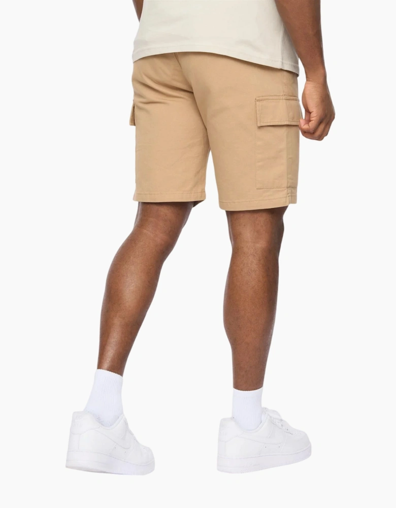 Crosshatch Mens Utilate Elasticated Waist Cargo Shorts