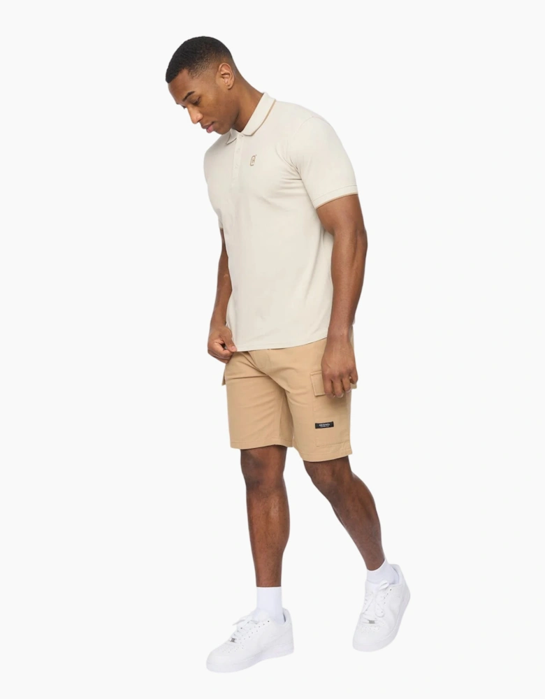 Crosshatch Mens Utilate Elasticated Waist Cargo Shorts