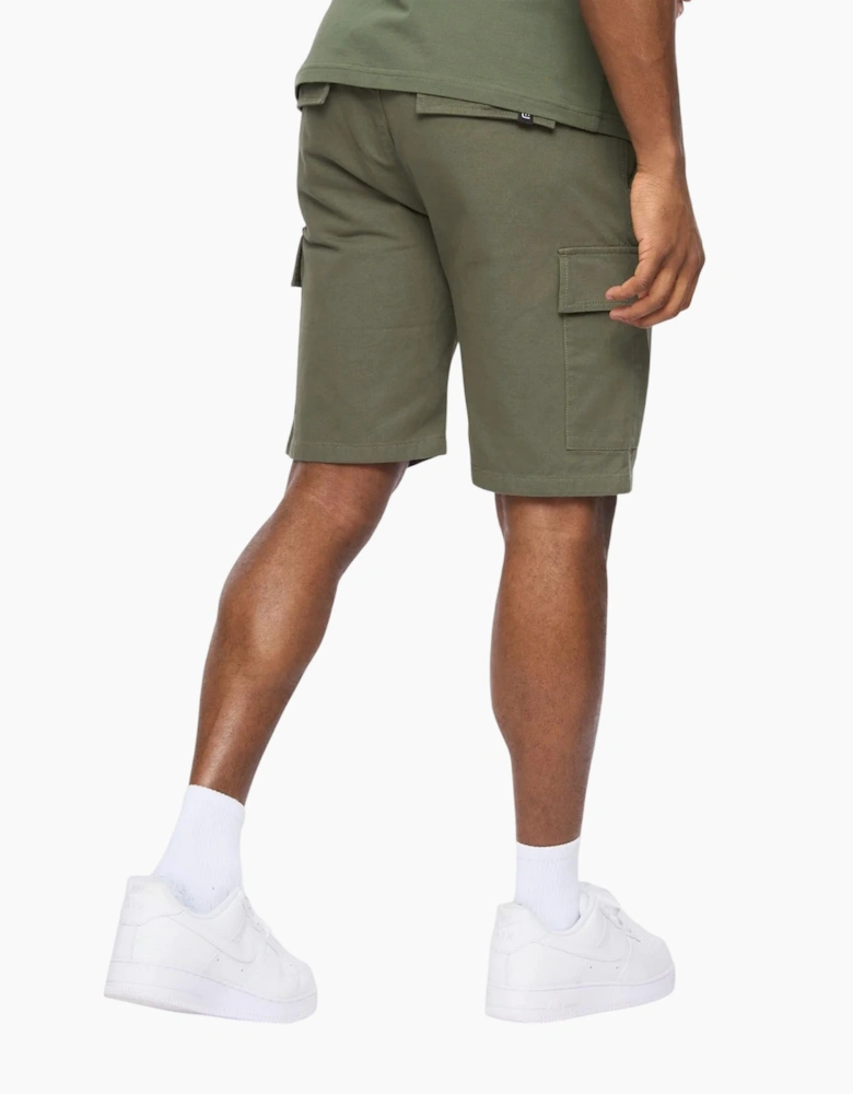 Crosshatch Mens Utilate Elasticated Waist Cargo Shorts