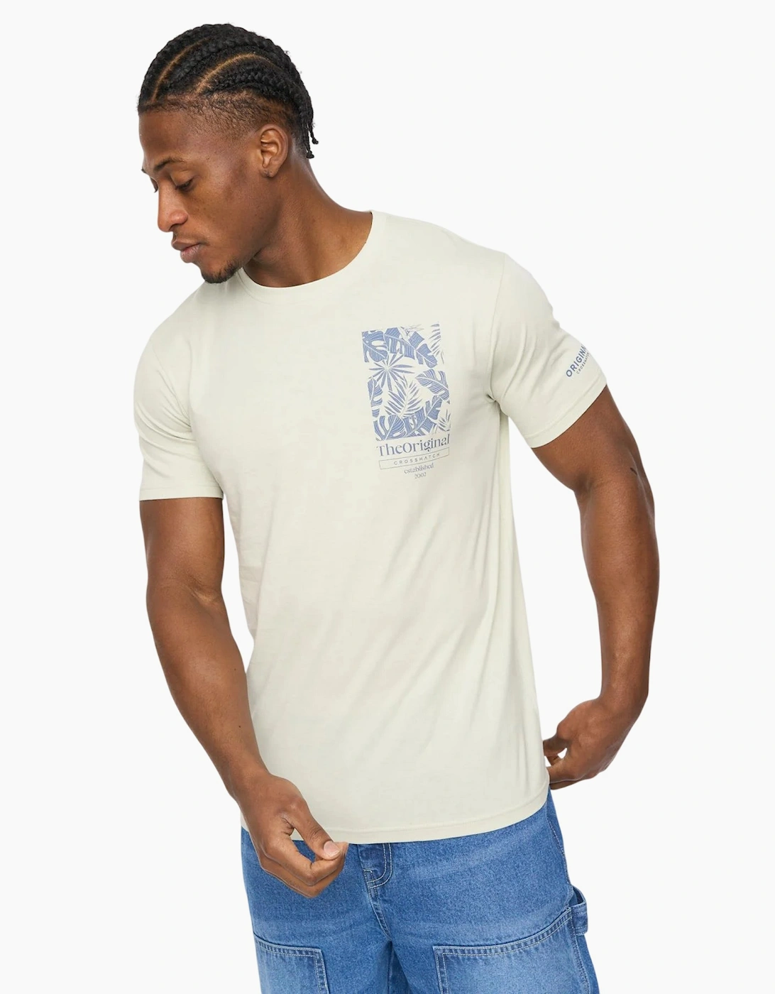 Crosshatch Mens Tranplex Cotton T-Shirt (Pack of 5)