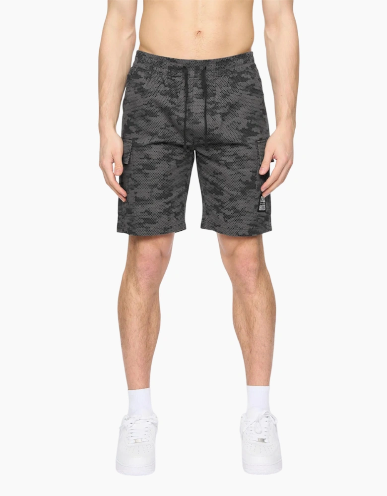 Crosshatch Mens Janscore Elasticated Waist Cargo Shorts
