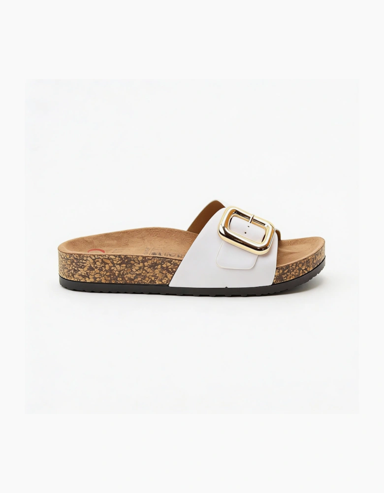 Heavenly Feet IGGY Womens Mules Sandals White