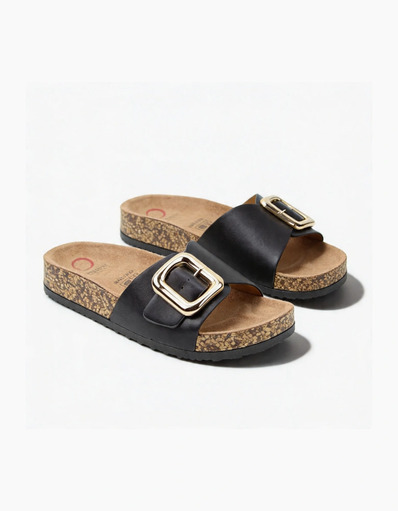 Heavenly Feet IGGY Womens Mules Sandals Black