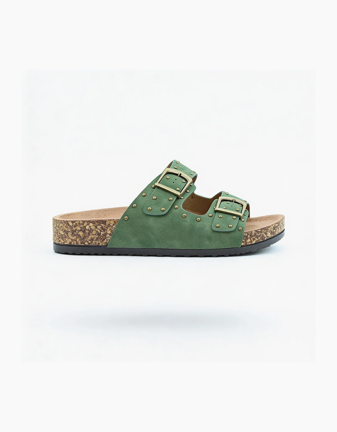 Heavenly Feet POLLY Womens Mules Sandals Forest, 5 of 4