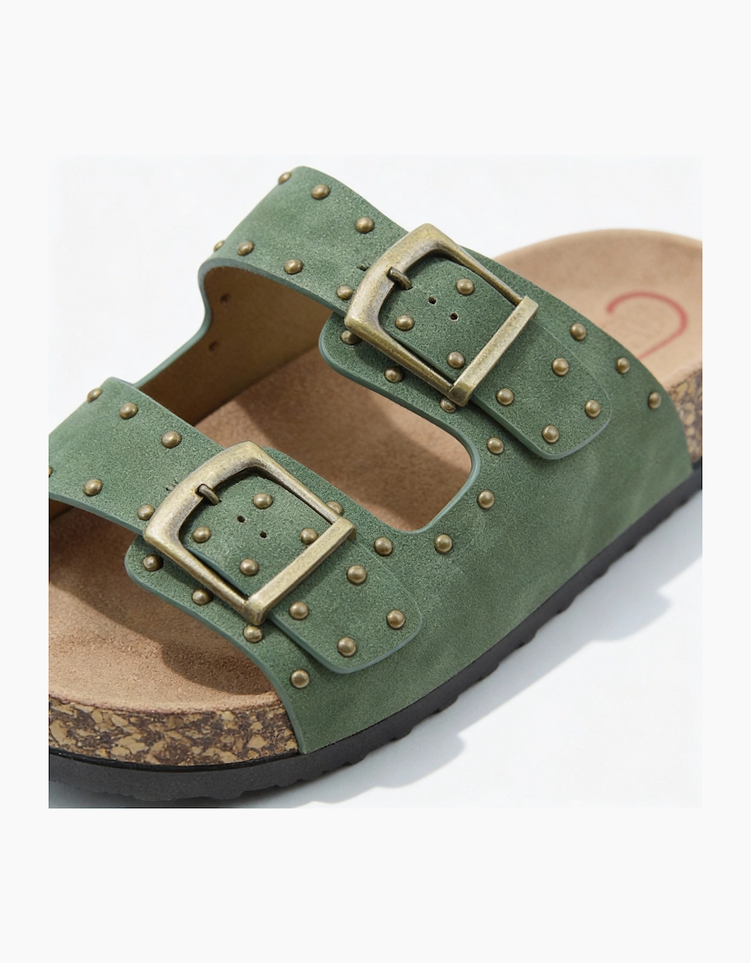 Heavenly Feet POLLY Womens Mules Sandals Forest