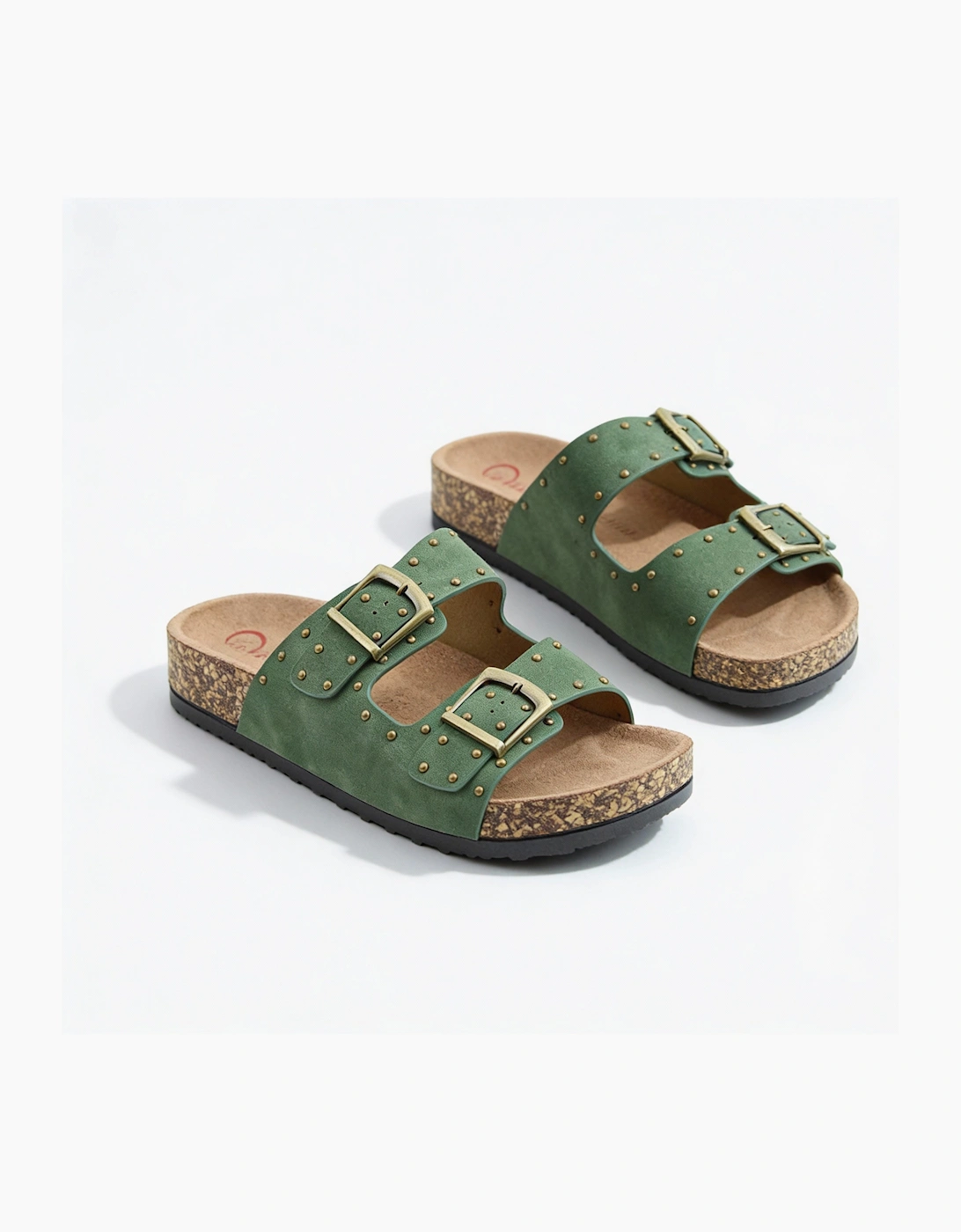 Heavenly Feet POLLY Womens Mules Sandals Forest