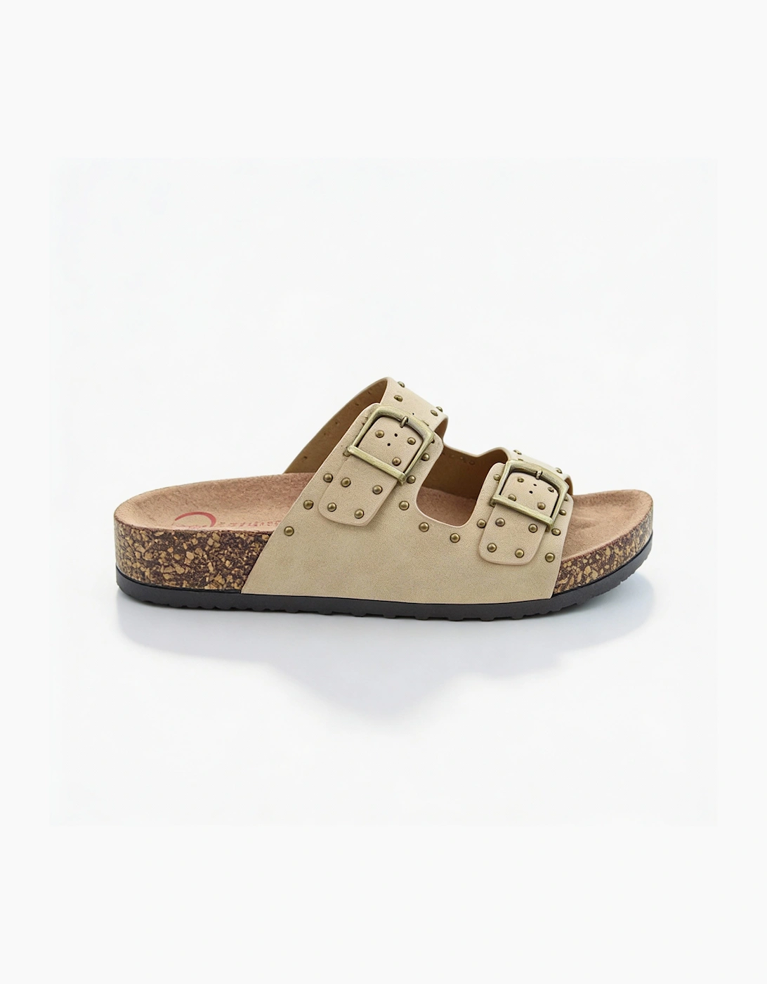 Heavenly Feet POLLY Womens Mules Sandals Beige, 5 of 4