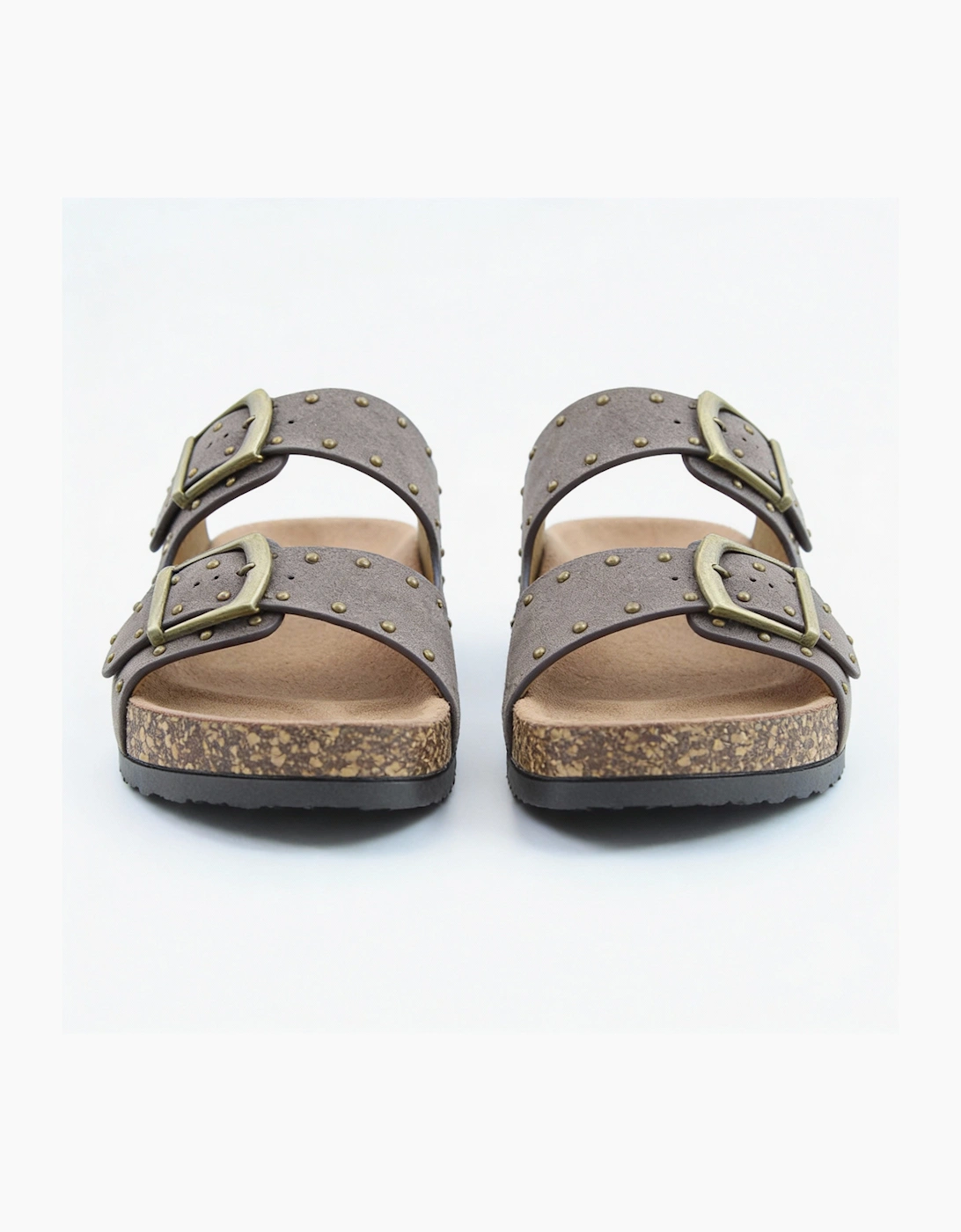 Heavenly Feet POLLY Womens Mules Sandals Bark