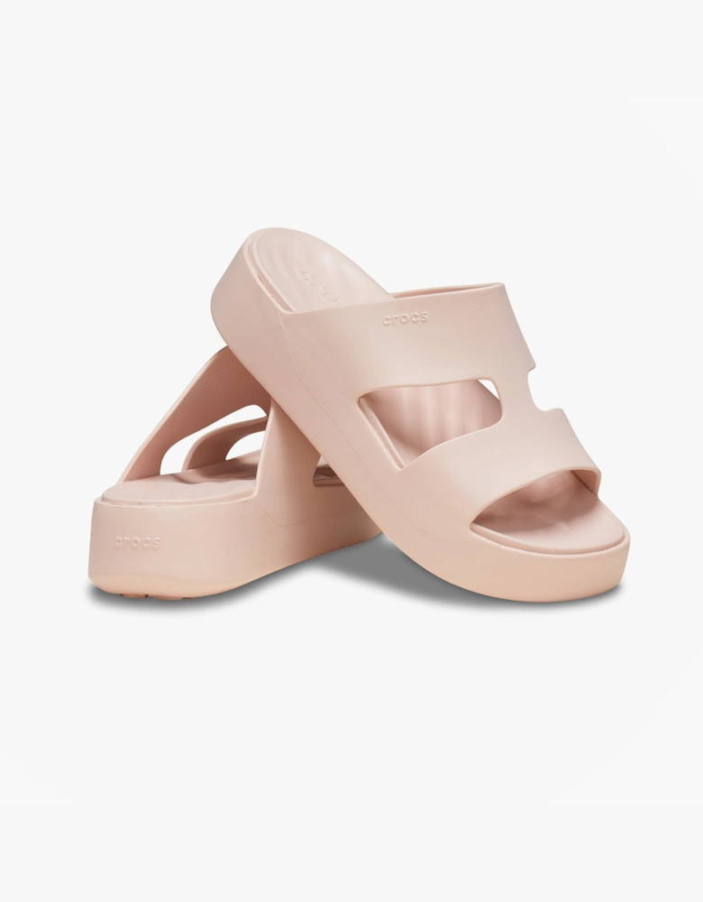 Crocs GETAWAY PLATFORM Womens Sliders Quartz