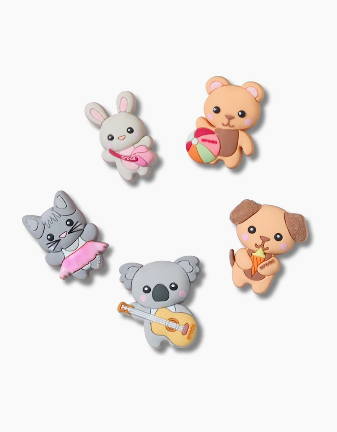 Cute Animal Friends 5 Pack Jibbitz