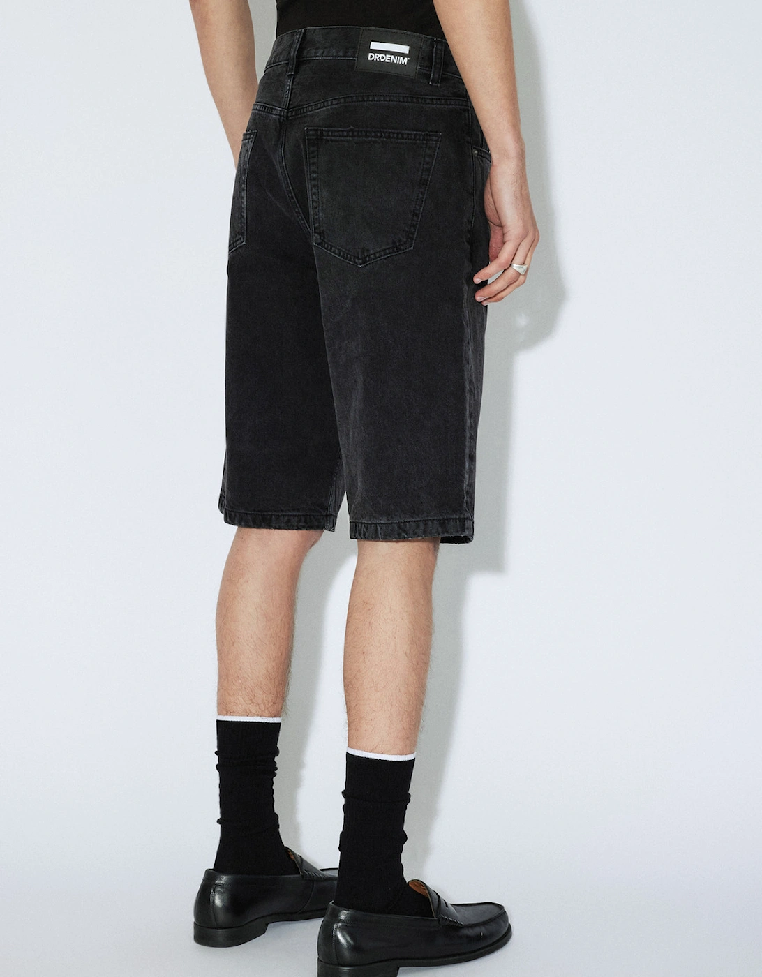 Omar Denim Shorts - Worn Black