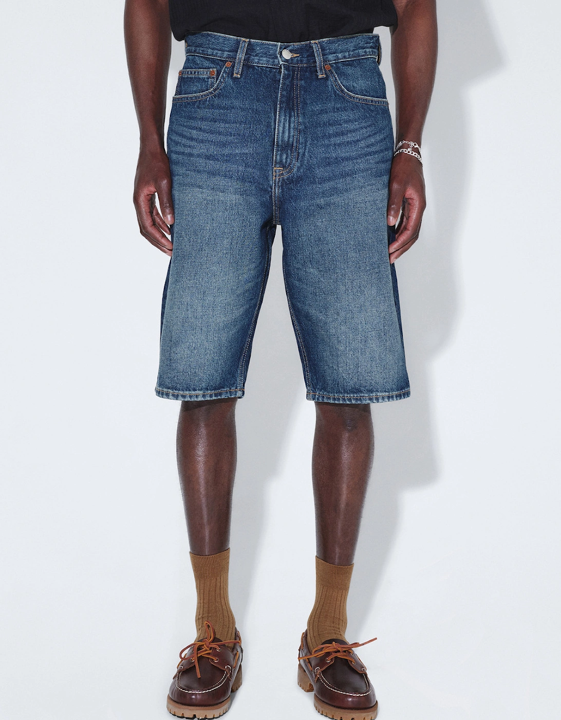 Omar Denim Shorts - Drift Sky Used, 4 of 3
