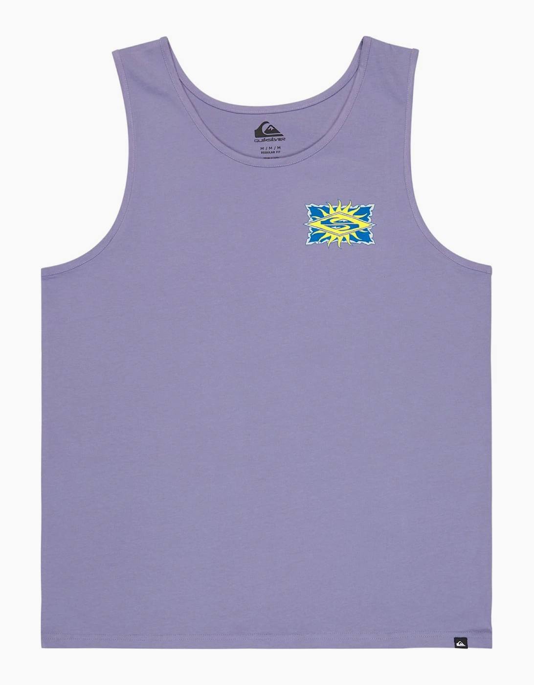 Quiksilver Men's Purple Ev Starfish Stamp Graphic Vest - Size: 38/Regular