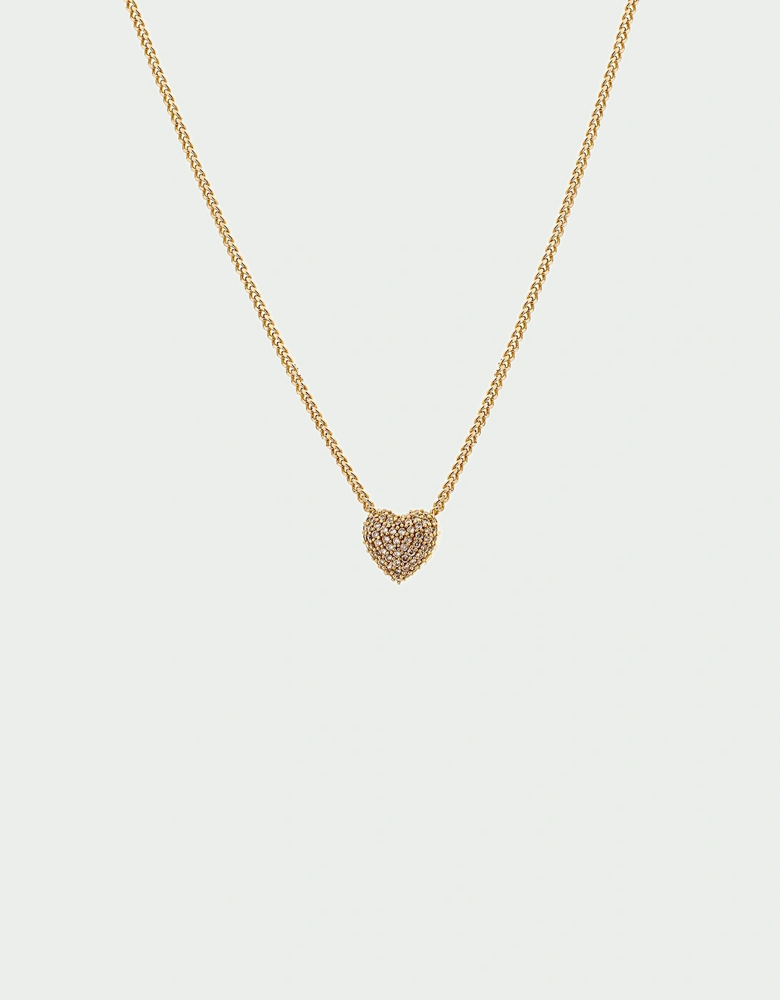 Tutti & Co Tutti & Co Women's Pave Heart Necklace