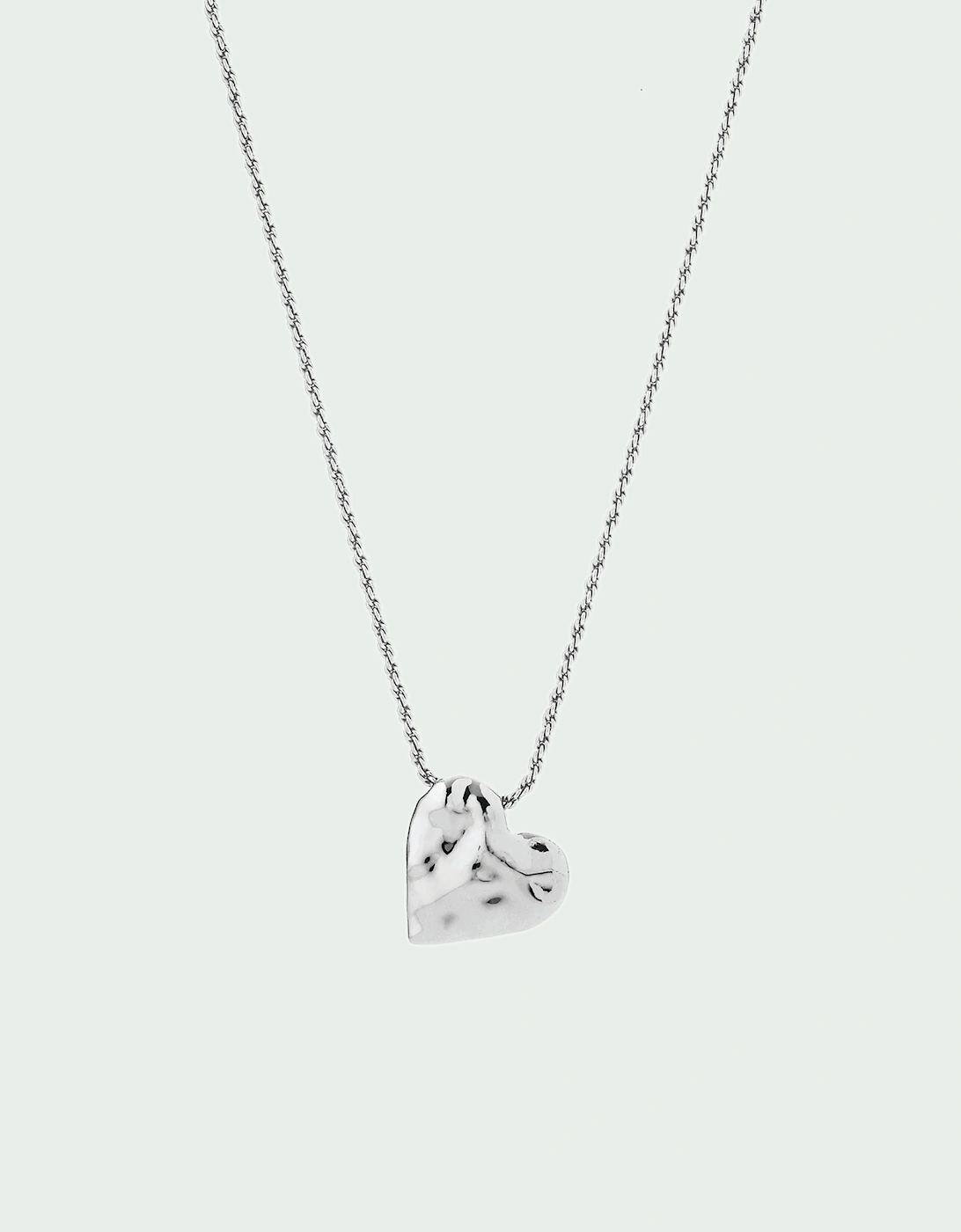 Tutti & Co Tutti & Co Women's Heart Necklace - Silver
