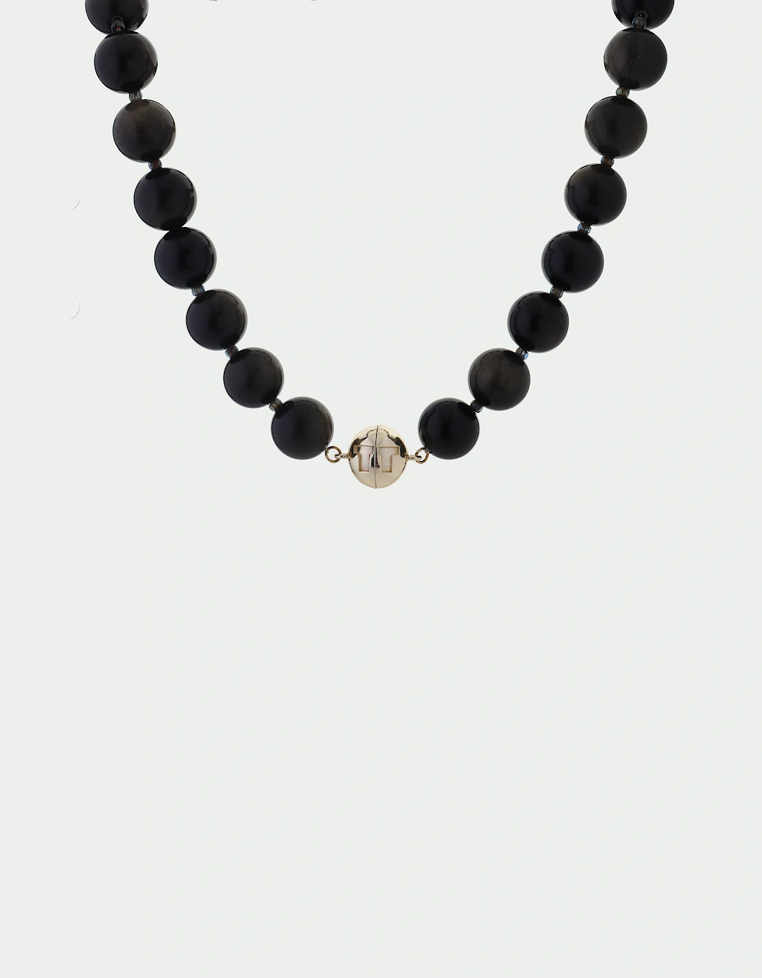 Golden Obsidian Large Beaded Necklace
