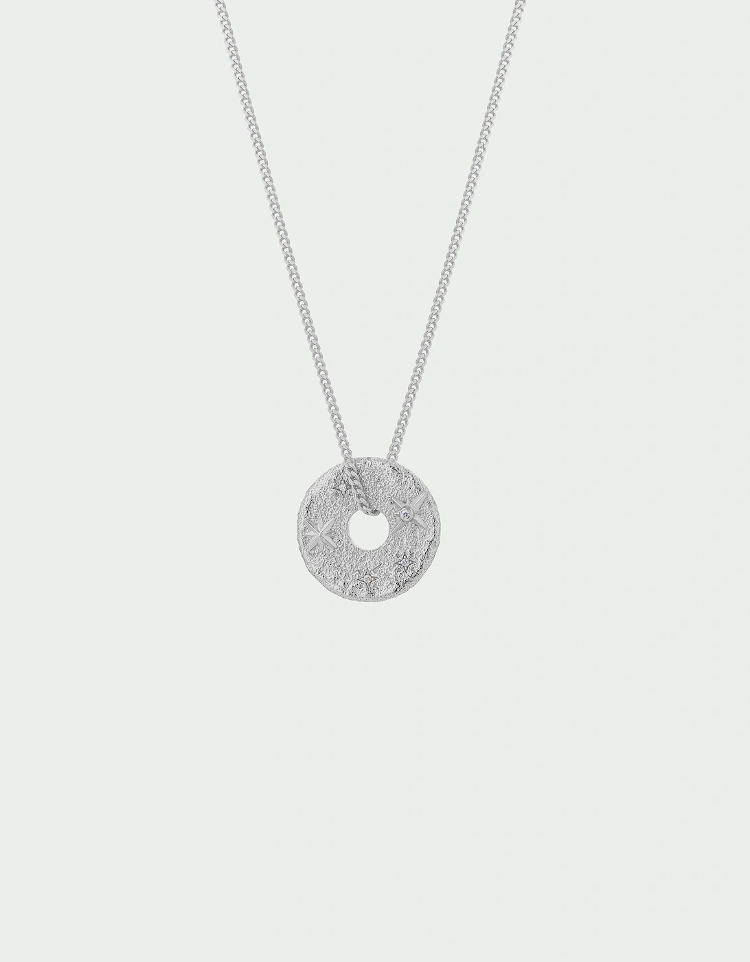 Tutti & Co Women's Silver Celestial Necklace
