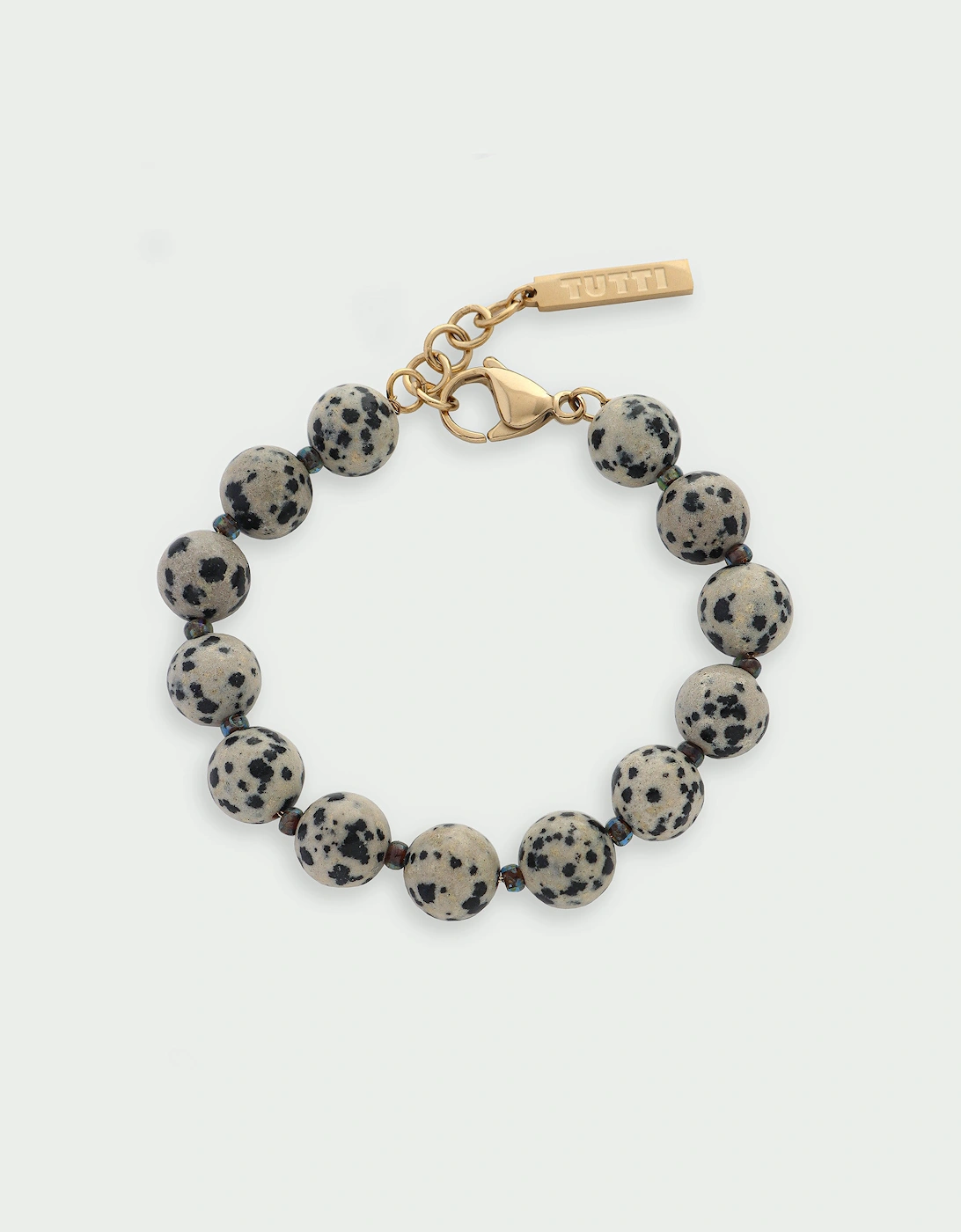 Tutti & Co Women's Jasper Small Beaded Bracelet