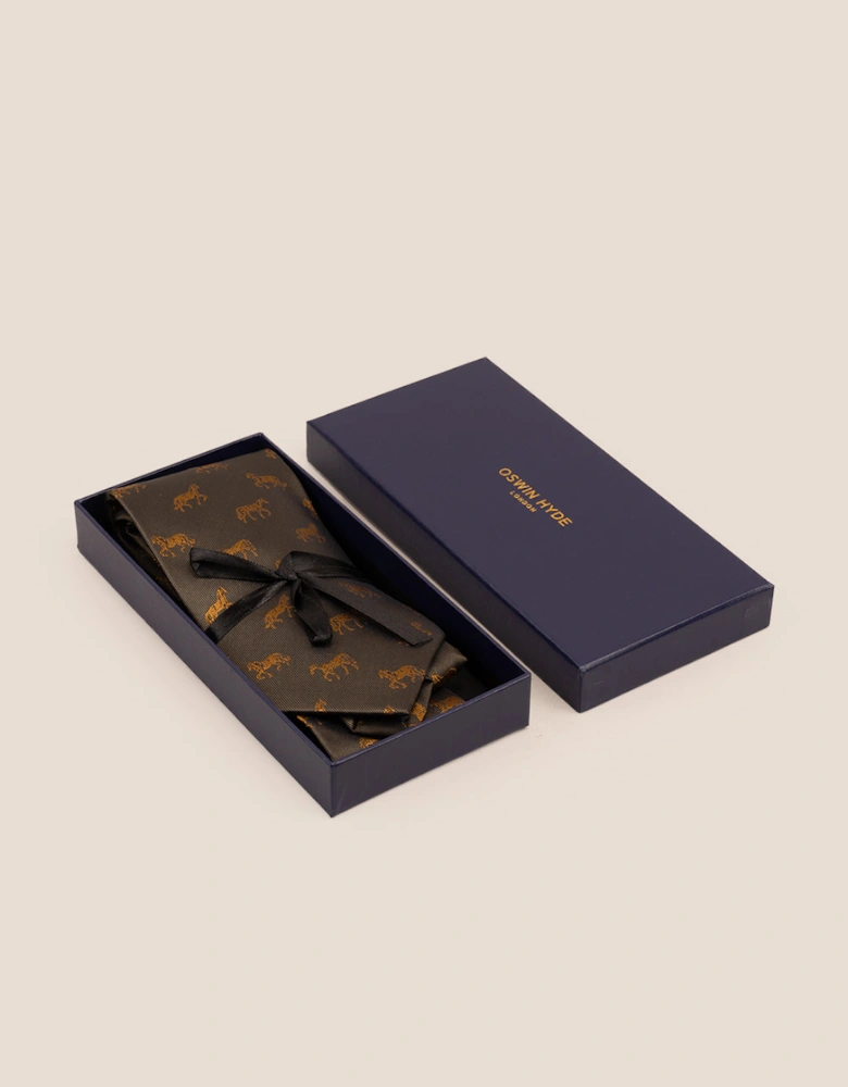 Stallion Deep Green Tie