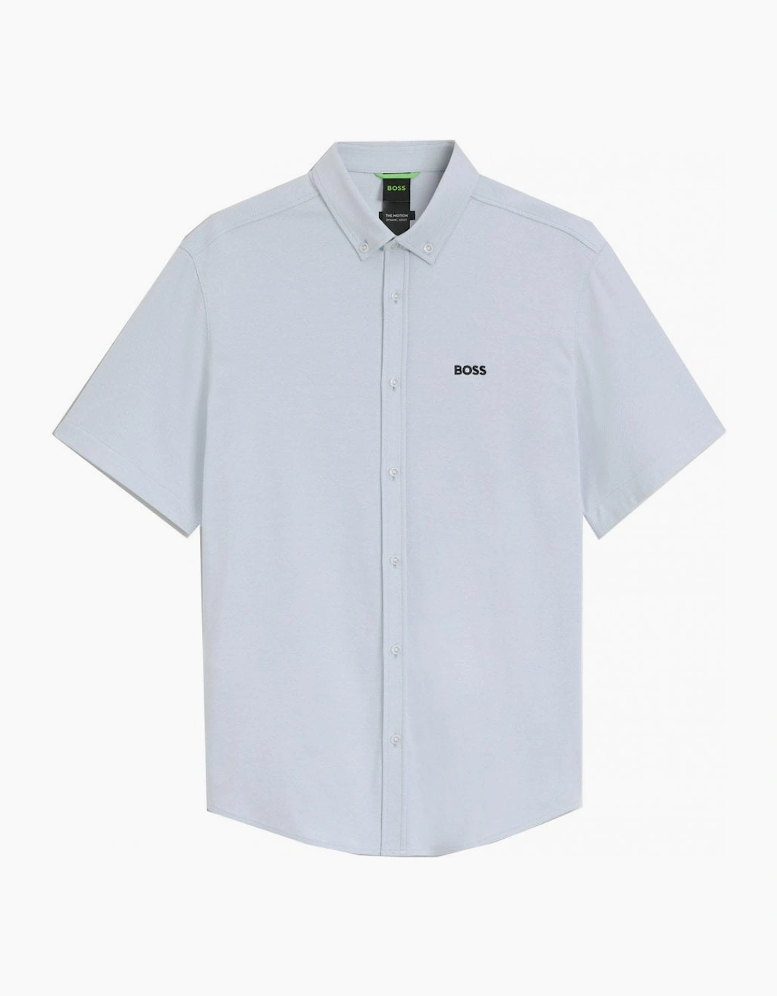 Hugo Boss Men's Light Blue Short Sleeved Motion Shirt, 4 of 3