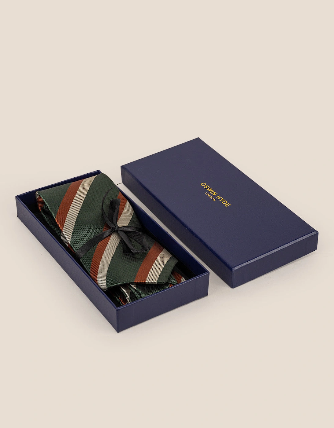 Vintage Stripe Green Tie