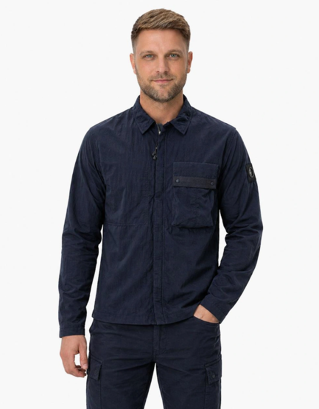 Marshall Artist Woodvale Overshirt Navy