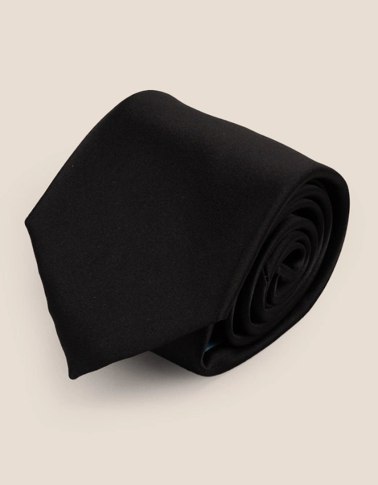 Sleek Black Tie