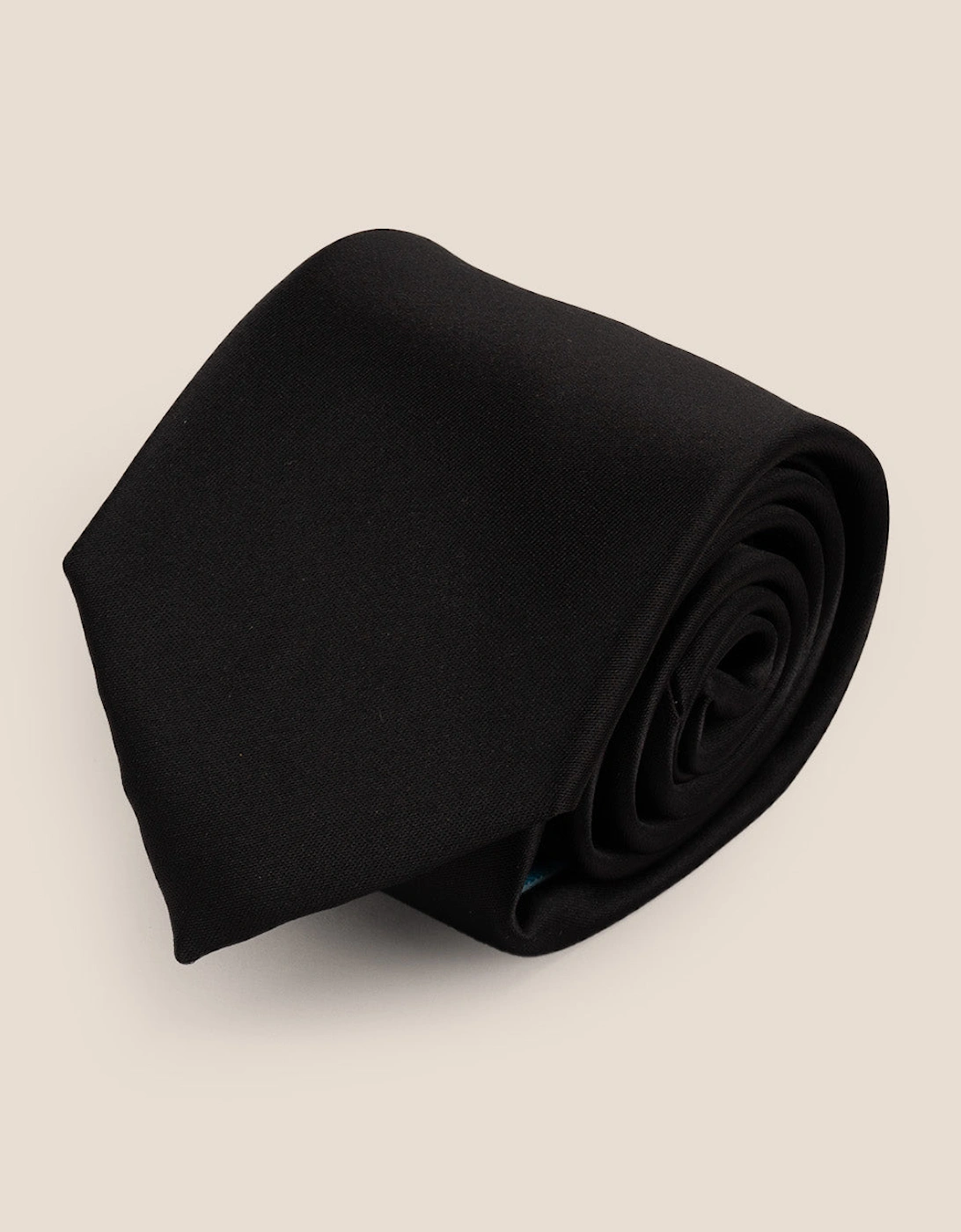 Sleek Black Tie
