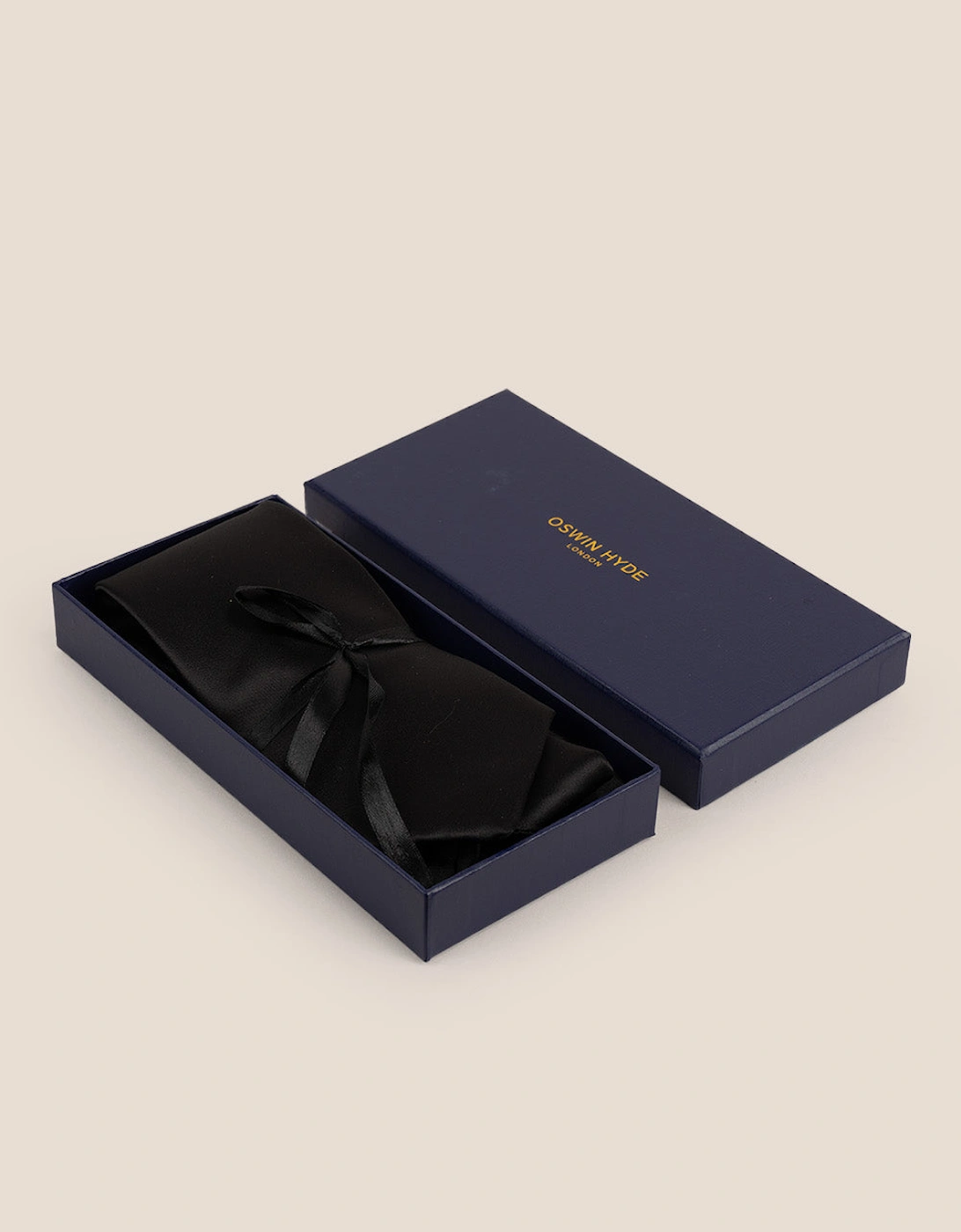Sleek Black Tie