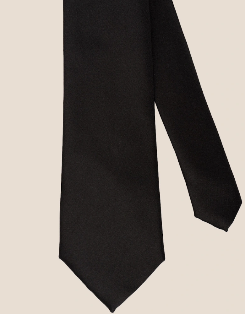 Sleek Black Tie