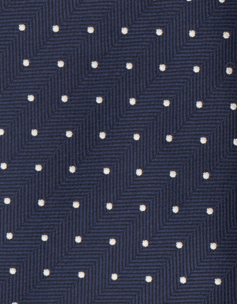Polka Navy Tie