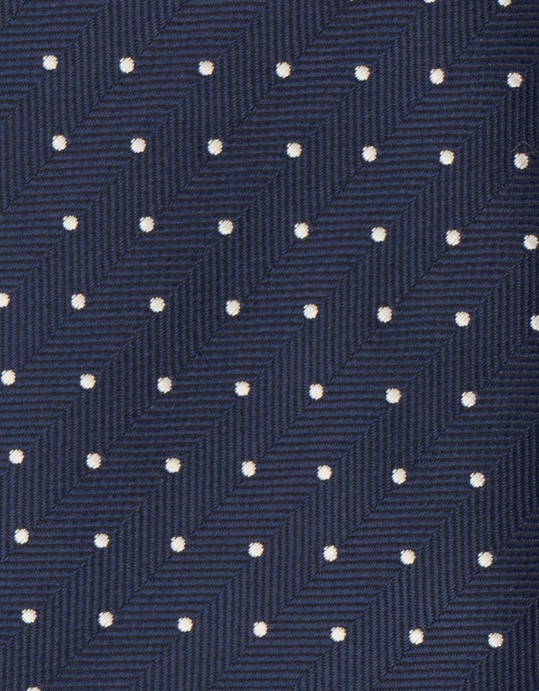 Polka Navy Tie