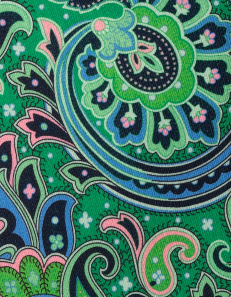 Print Green Tie