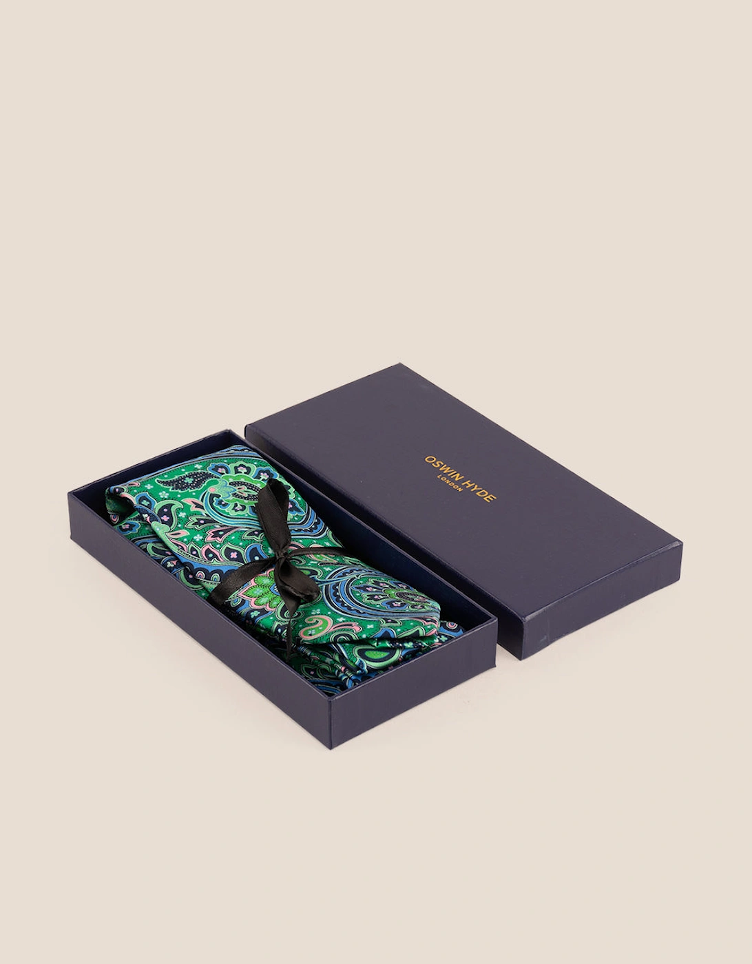 Print Green Tie